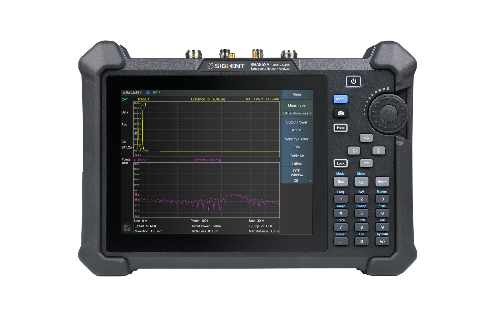 SHA850A Series — Handheld Spectrum / Vector Network Analyzer